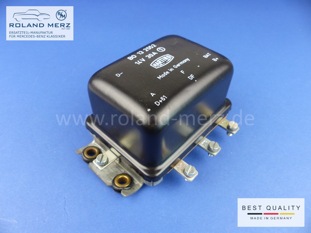P1100083 Harting Regler BO 13 2552 14 Volt 30 Amp. für Mercedes Ponton