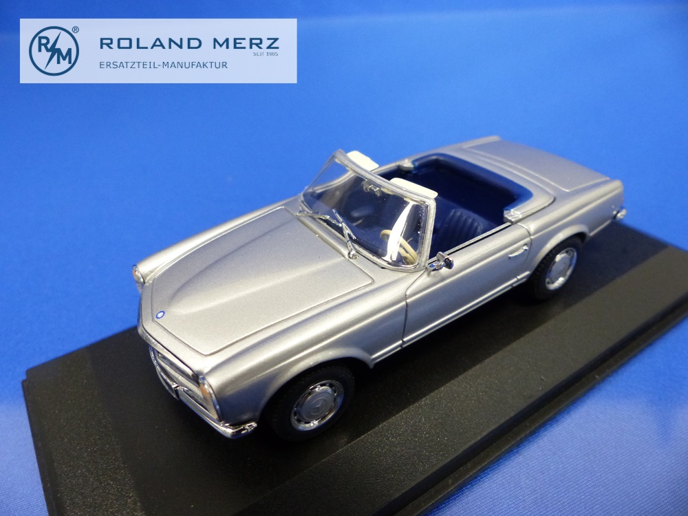 032230-05 Mercedes-Benz 280 SL Cabriolet silber - Minichamps PMA 1:43
