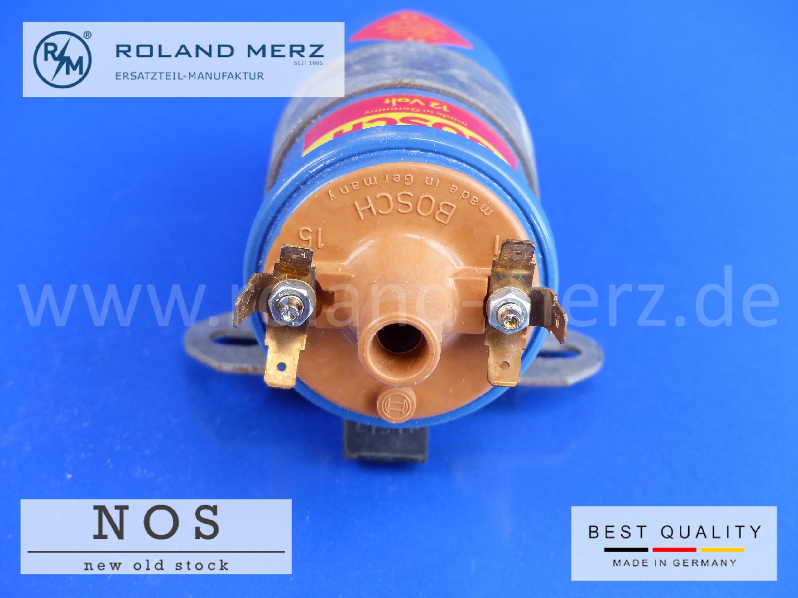 0221119027 Zündspule Bosch 12V blau Porsche 356 912