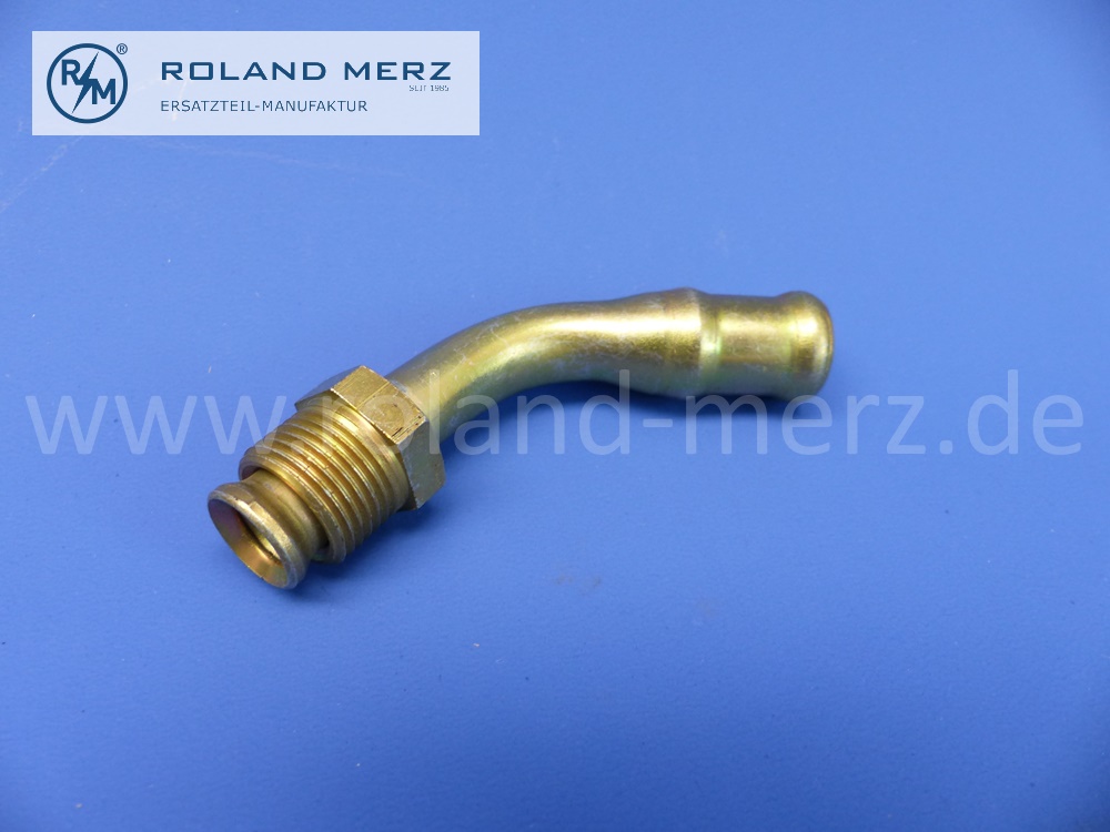 1274600024 Rohrkrümmer Hydropumpe Lenkhelfpumpe, Mercedes 220SEb, 230SL, Original Mercedes Neuteil, NOS 