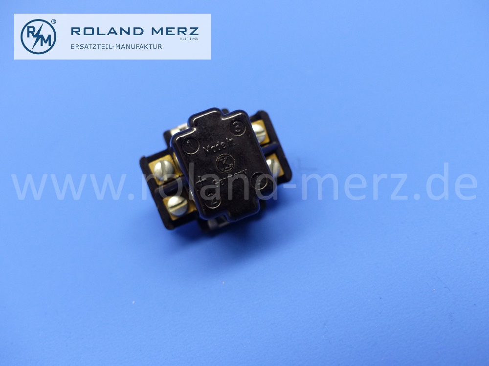 0005451311 Schubschalter Scheibenwischer, Mercedes W120, 180D, 180Db, 180Dc, 311, 312, L / O 319, 321, 322, 323 und SA 16953, Originalausführung Schraubanschlüssen, Original Mercedes Neuteil, NOS 