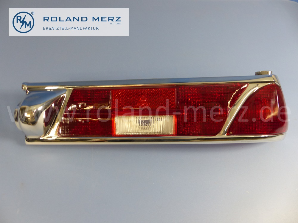 1118260652 Lichtscheibe, Lichtfenster, Lampenglas Rücklicht, rechts, Blinker rot, W111, W112, Original Mercedes Neuteil, NOS