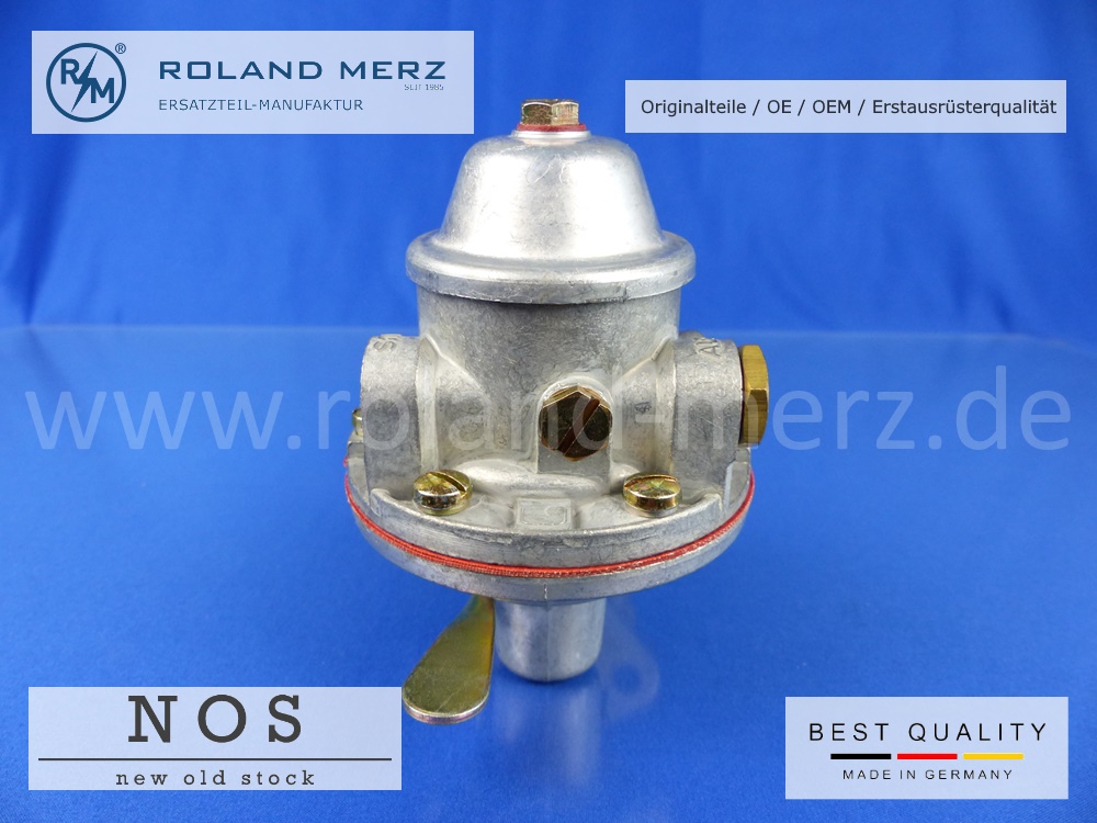 000-091-91-01-004Yp9bLuTxosDFB Kraftstoffpumpe 000 091 91 01 mit Handhebel Mercedes 170S, 220, 190SL , 180a – 220S Ers. Für. 000 091 53 01 MB-Originalteil NOS