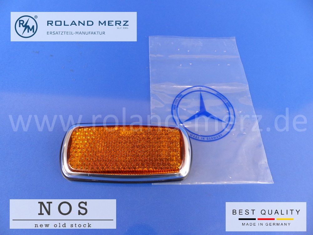 1108260441 Seitenstrahler vorne rechts gelb Mercedes W100 W113 W114 W115 W108