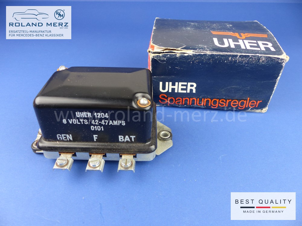 P1100062 Uher Regler 1204 6 Volt 280 Watt 42-49 Amp. für Ford