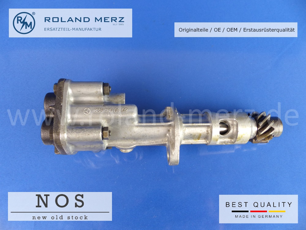 636-180-26-01-01 Ölpumpe 636 180 26 01 ohne Saugrohr Mercedes 170D, Da, Db, DS, S-D, 180D, Db MB-Originalteil NOS
