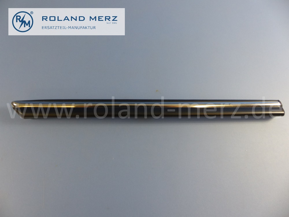 1076901280 Zierstab, Zierleiste, Zierblende vor hinterem Radlauf, rechts, Mercedes C107, Coupé SLC, Länge 510mm, Original Mercedes Neuteil, NOS