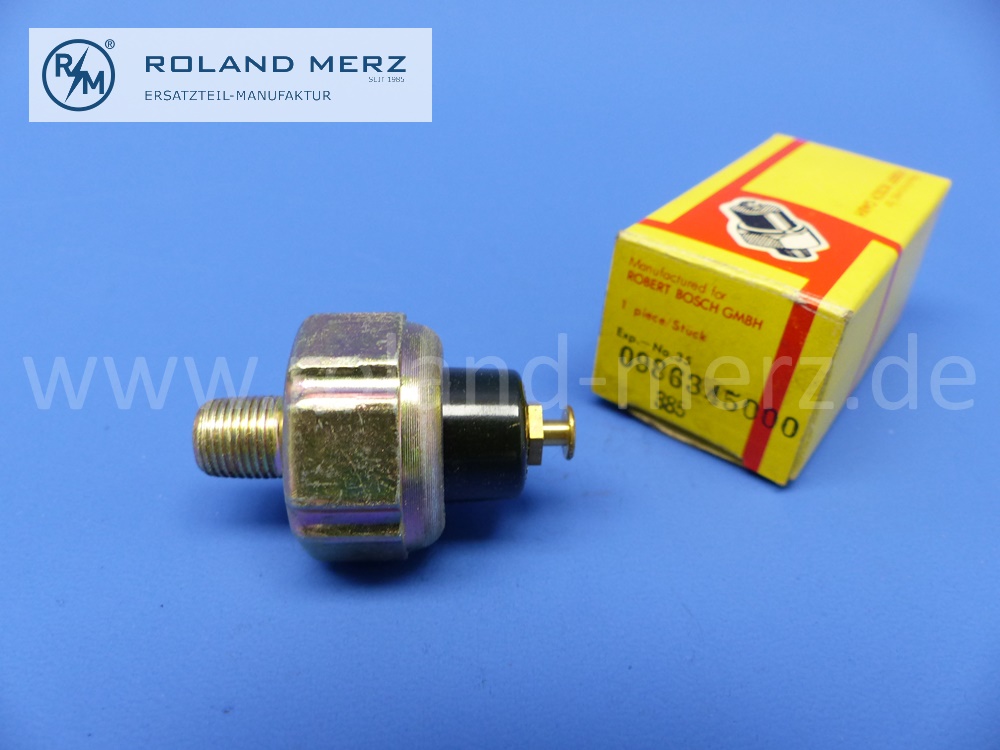 0986345000 Schalter Öldruck, Öldruckschalter, Mazda, Isuzu, Opel, Lexus, Aston Martin, Kia, Subaru, Toyota, Original Bosch Neuteil, NOS 
