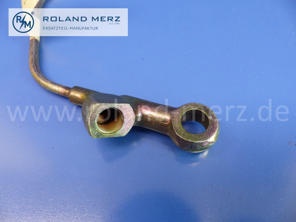 1114202328 Leitung, Bremsleitung Trommelbremse, links, Mercedes W110, W111, Heckflosse, Original Mercedes Neuteil, NOS