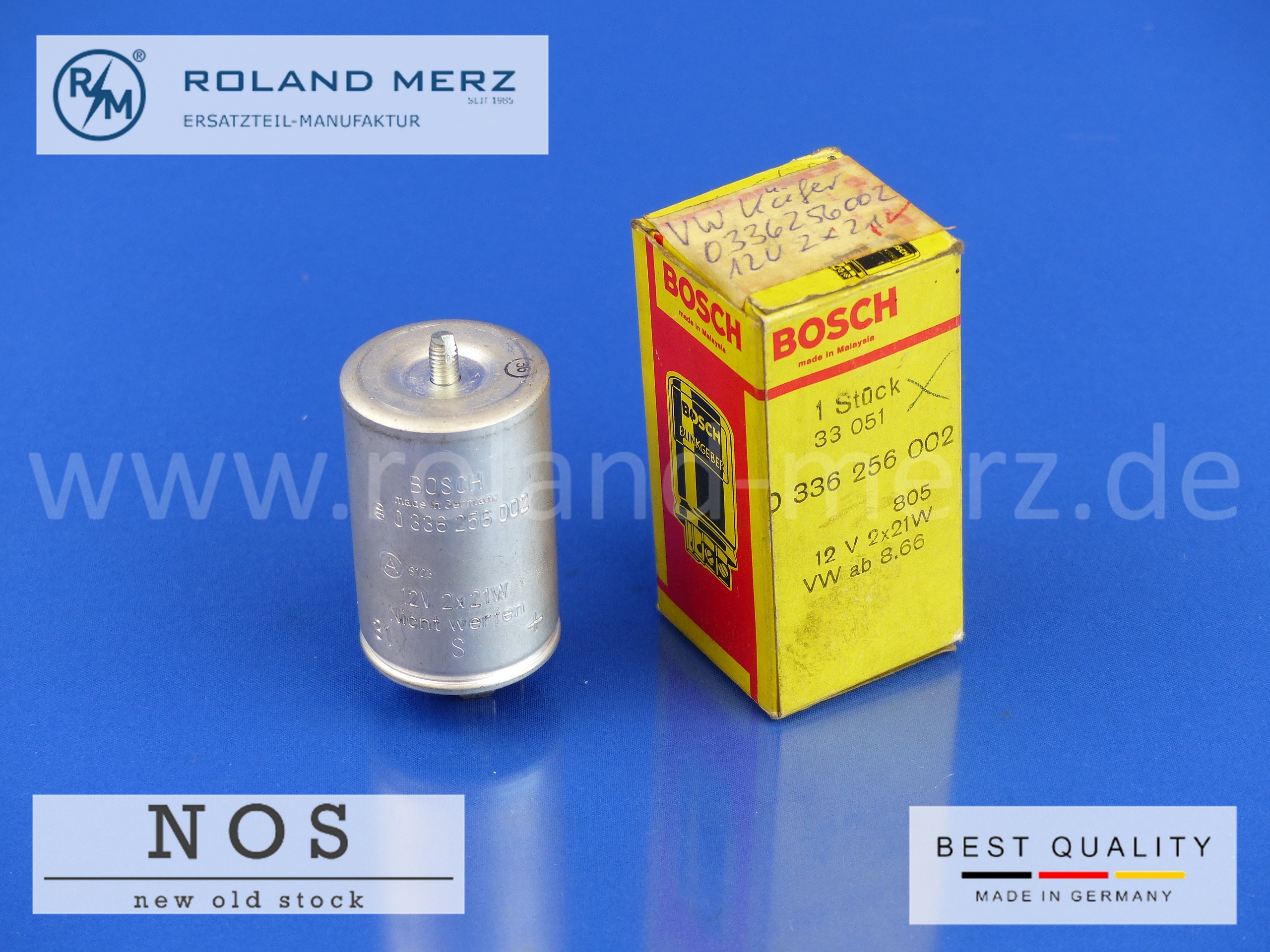 P1170718 0336256002 Blinkgeber Bosch 12V 2x21W VW Käfer