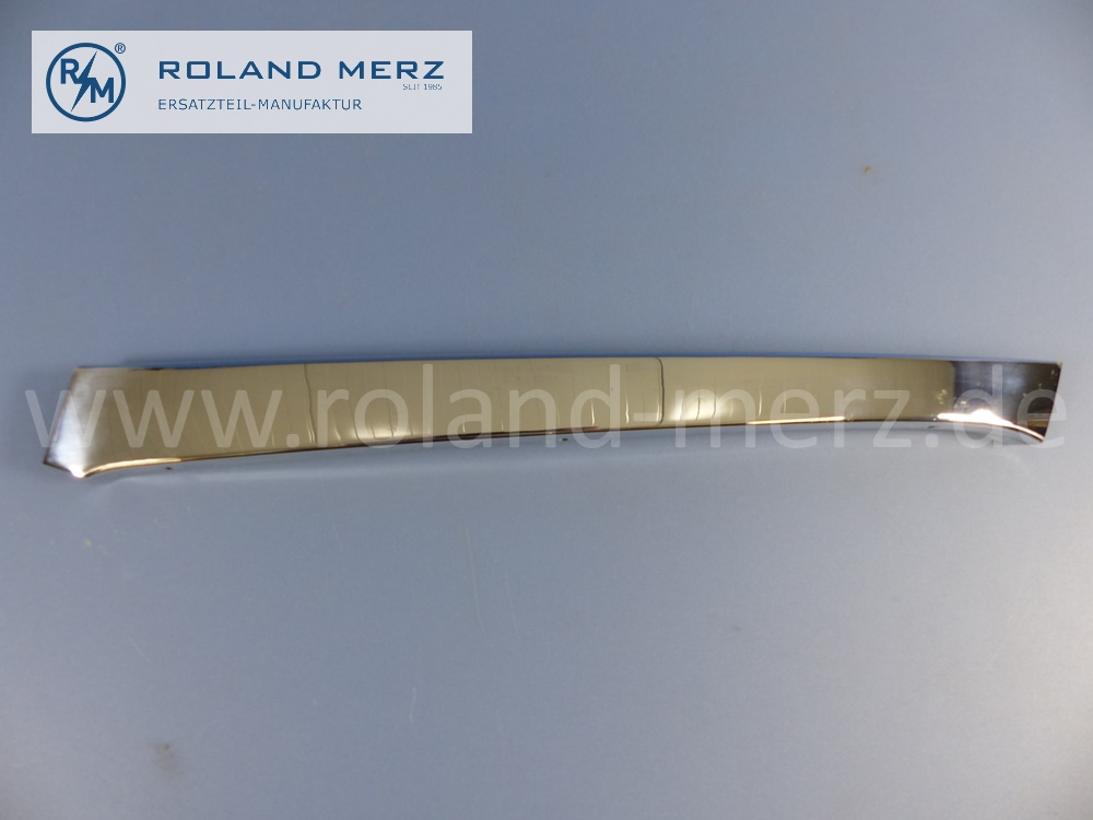 1116885241 Verkleidung seitlich aussen, Windschutzscheibe, rechts, Länge 440mm, Mercedes W111, W112, 220SEB, 280SE/C, 300SE/C, Cabriolet, Coupé, Original Mercedes Neuteil, NOS