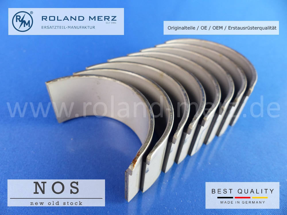 121-038-40-10-02 Satz Pleuellagerschalen 121 038 40 10 0,50 mm für Mercedes 180, 190, 190SL 200, 200D