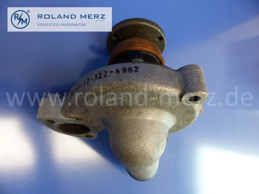 1802001001 Wasserpumpe mit Gehäuse, 3-Loch Flansch, Mercedes Motoren M121, M180, Ponton, Original Mercedes Neuteil, NOS - überarbeitet -