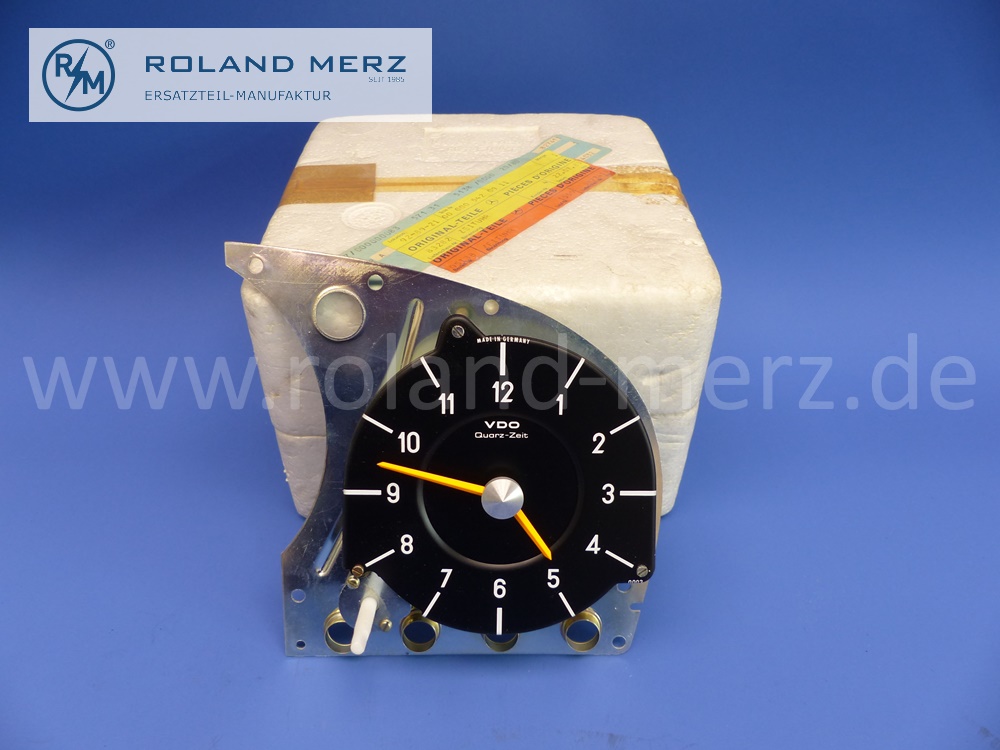 0005420911 Uhr, Zeituhr VDO für Mercedes W116, 280S, 280SE, 280SEL, 350SE, 350SEL, 450SE, 450SEL, original Mercedes Neuteil, NOS 