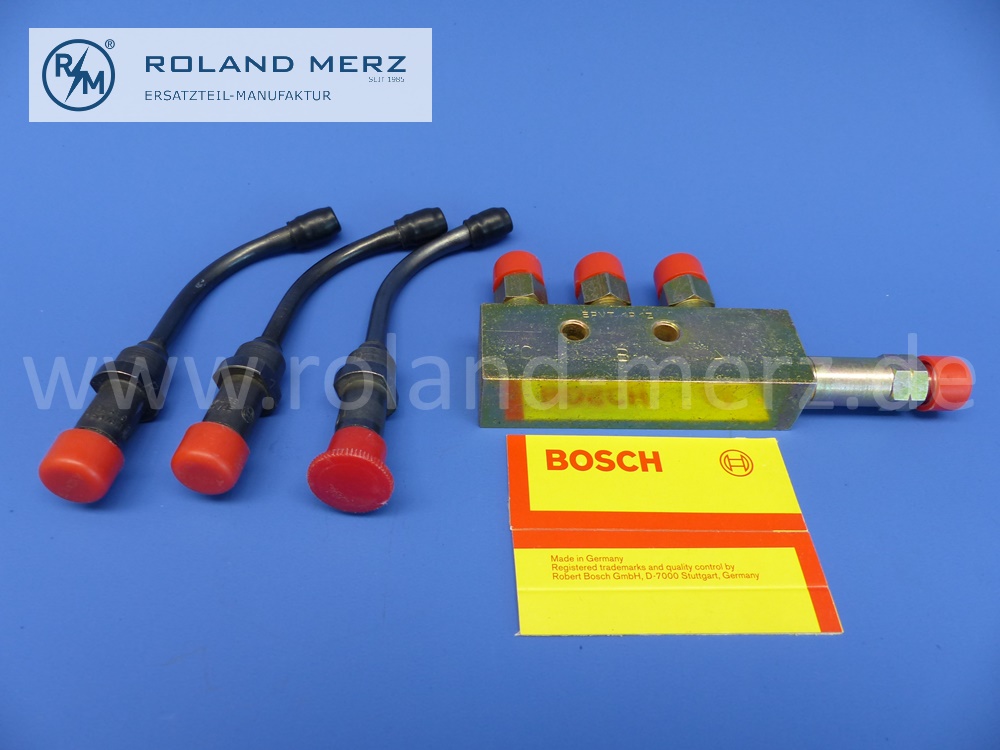 0000780195 Bosch Düsensatz EPVT1P12Z mit 3 Düsen für Mercedes M127, 220SE Cb/Cp, 220SEb Cp/Cb, Original Mercedes Neuteil, NOS 