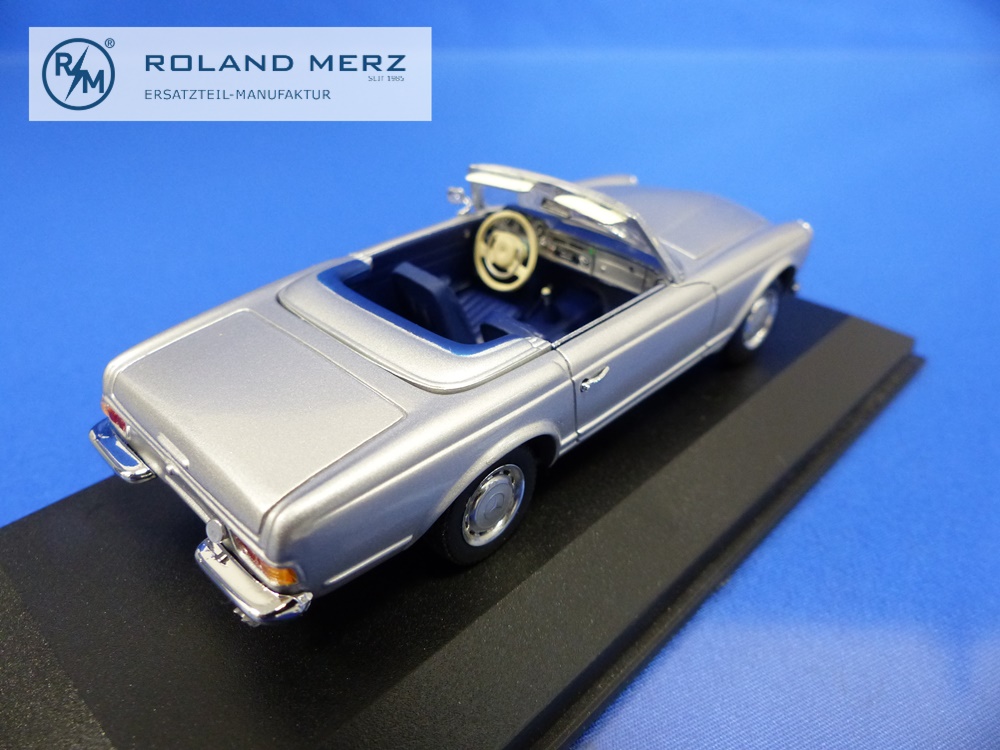 032230-08 Mercedes-Benz 280 SL Cabriolet silber - Minichamps PMA 1:43