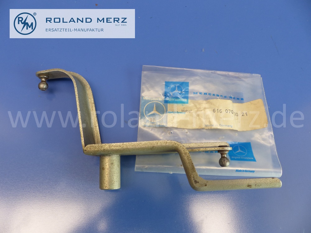 6160700021 Hebel, Zwischenhebel Einspritzpumpe, Automatikgetriebe, Mercedes Motor OM616, Original Mercedes Neuteil, NOS 