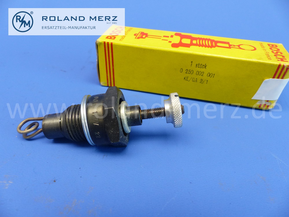 0250002001 Glühkerze Bosch, KE/GA 2/1, GD294, Robur LKW, Steyr Traktor, Fendt Traktor, Original Bosch Neuteil, NOS 