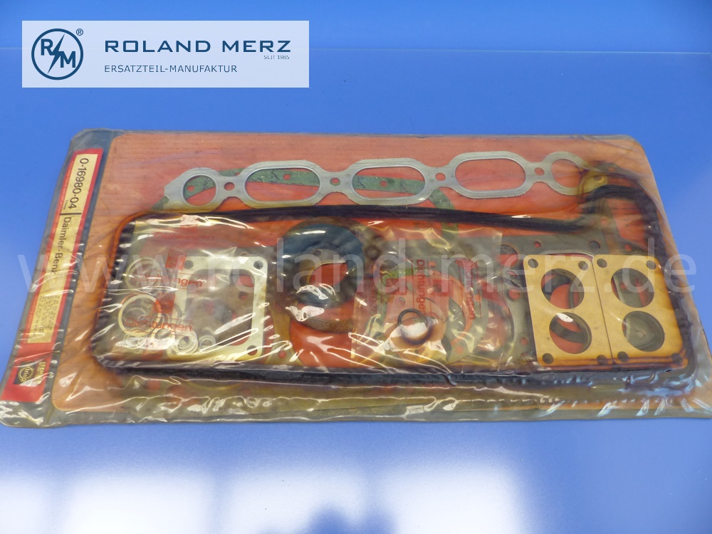 0-16980-04 Dichtungssatz Motor, Vollsatz, Mercedes Motor M121.923. beinhaltet 1210164220, original Elring Neuteil, NOS 