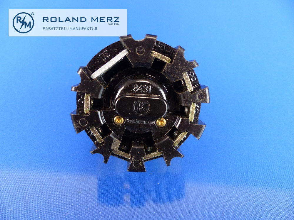 0005452904 Lichtschalter, Drehschalter Kostal 8431 für Scheinwerfer für Mercedes W108, W109, 250S, SE, 280S, SE, SEL 300SEb, Original MB-Neuteil NOS