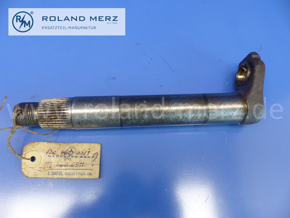 1204600311 Lenkwelle mit Kugelpfanne, Durchmesser 32mm, Mercedes W120, W121, W180, W186, W198, 300SL, 190SL, Ponton, Original Mercedes Neuteil, NOS