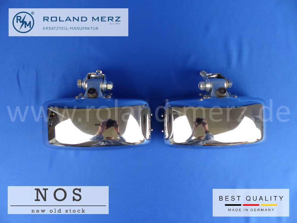 P1120485 1 Paar neue Hella Nebelscheinwerfer 139 ZNWH 180 CC hängende Ausführung, vollverchromt für Mercedes, Porsche, BMW