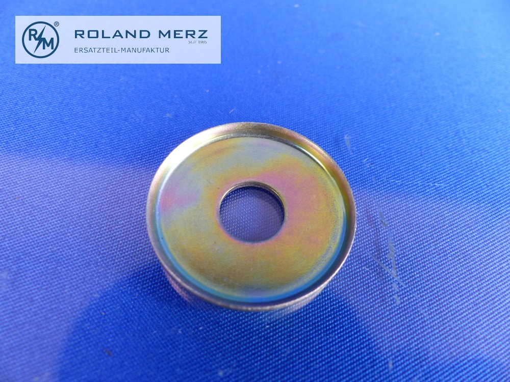 1211550082 Tellerscheibe für Generator, Außendurchesser 27mm, Loch 8,5mm, Mercedes 180Dc, 190D, 190Db, Original MB Neuteil, NOS