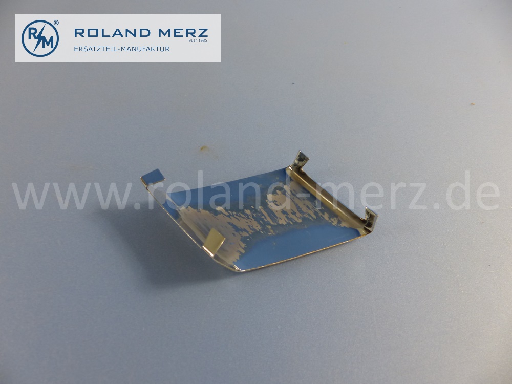 1268851423 Abdeckung Blendenfuge rechts, Stossfänger vorne, Mercedes W126, S-Klasse, Original Mercedes Neuteil, NOS