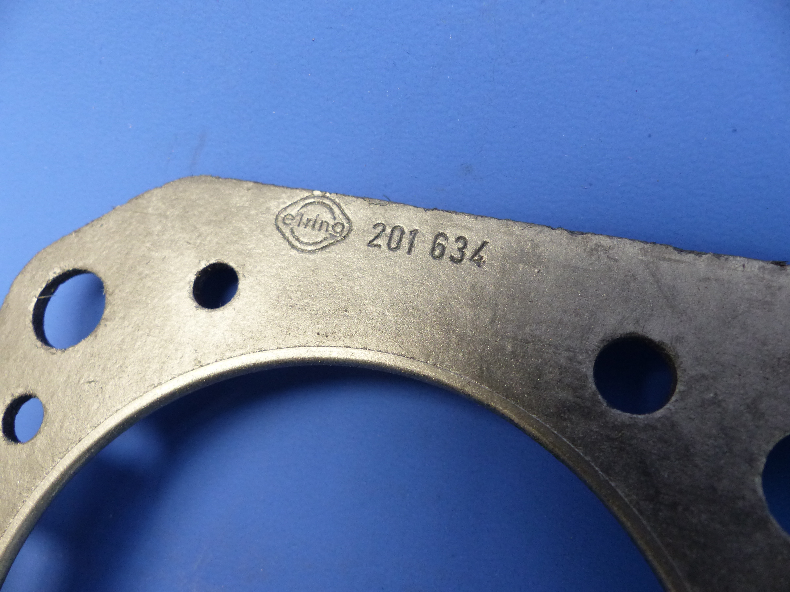 201.634 Zylinderkopfdichtung, Fiat, original Elring Neuteil, NOS - leichter Lagerungsschaden -