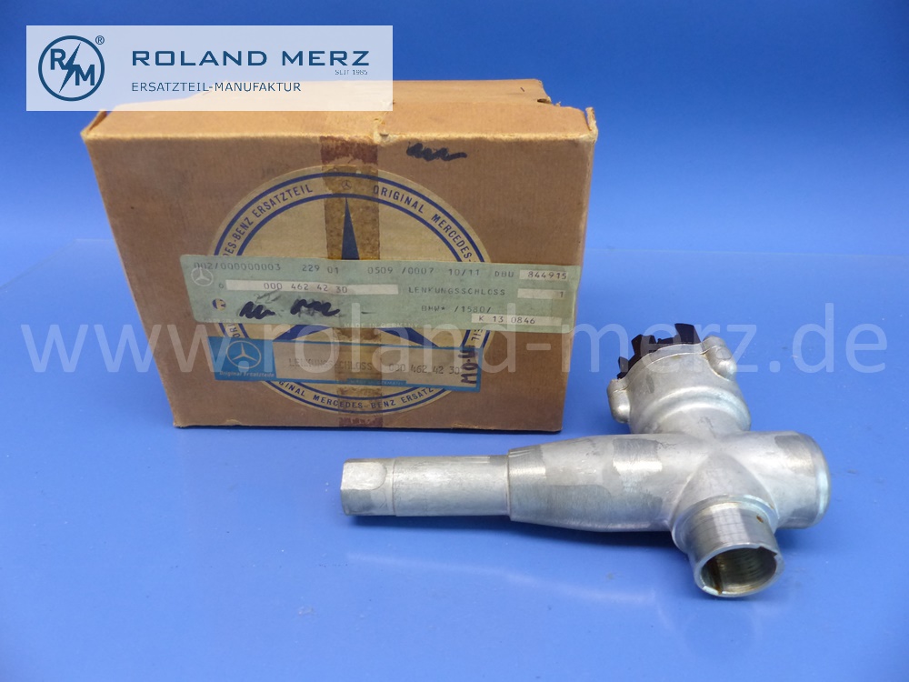 0004624230 Lenkungsschloss, Lenkradschloss, Zündschloss, LHD, Mercedes W100, MB 600, Original Mercedes Neuteil, NOS