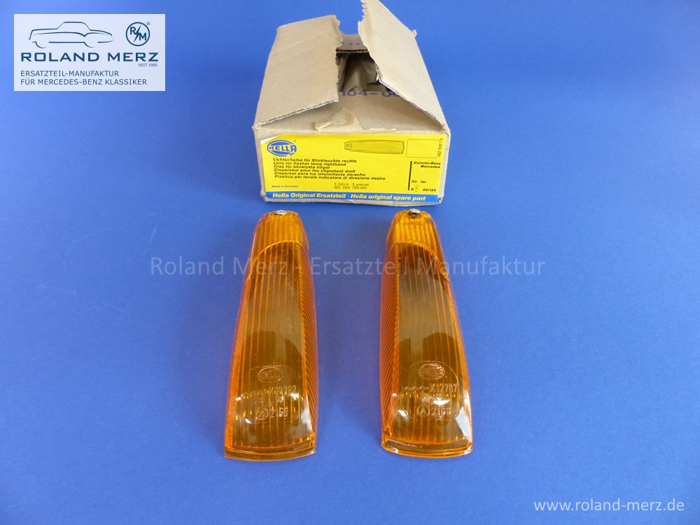 RM-060Katalog Original Hella Blinkergläser Satz für Mercedes-Benz Ponton 220 S und SE