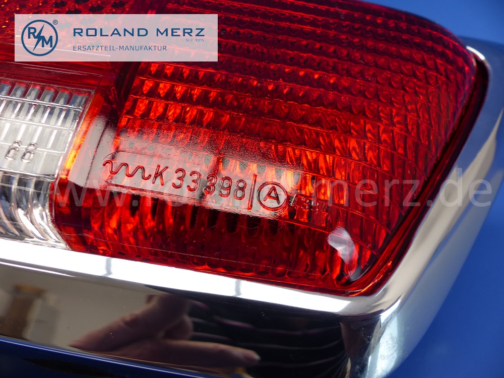 1138201564 Heckleuchte, Schlussleuchte, links, komplett, Mercedes W113 Pagode, Original Mercedes Neuteil, NOS 