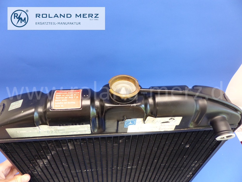 1805000303 radiator, water cooler, Mercedes W105, W128, W180, Ponton, original Mercedes new part, NOS - checked - 