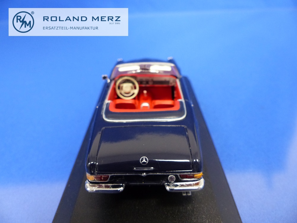 032232-09 Mercedes-Benz 280 SL Cabriolet dunkelblau - Minichamps PMA 1:43