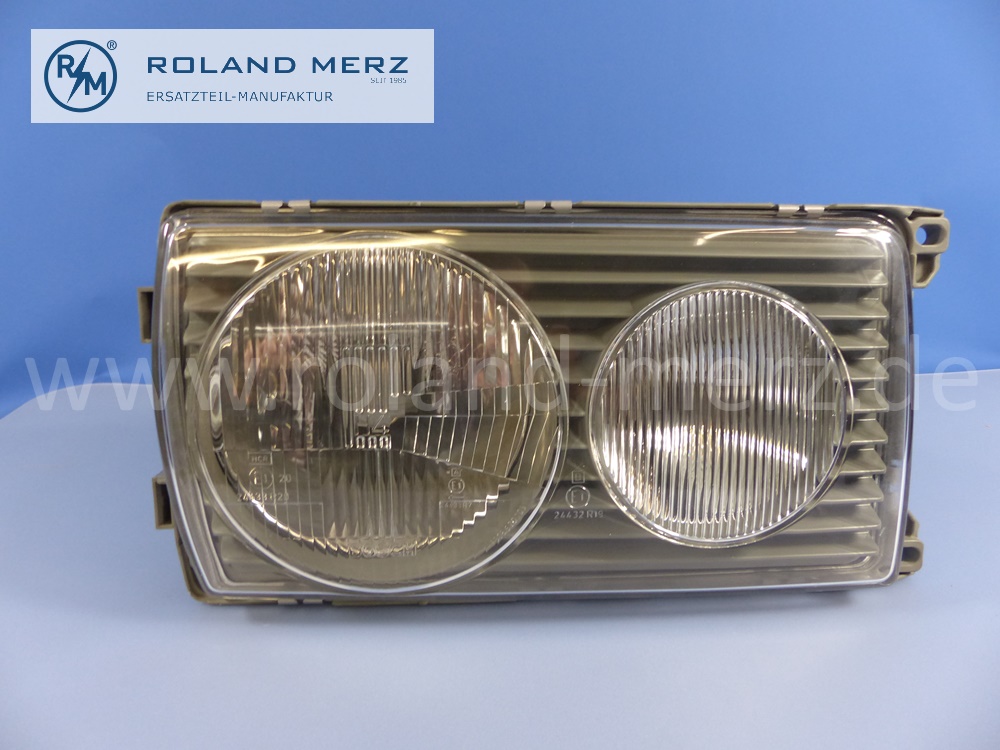 1238202661 Bosch Leuchteinheit, Scheinwerfer, H4, rechts, Rechtsverkehr, Mercedes W123, Original Mercedes Neuteil, NOS 