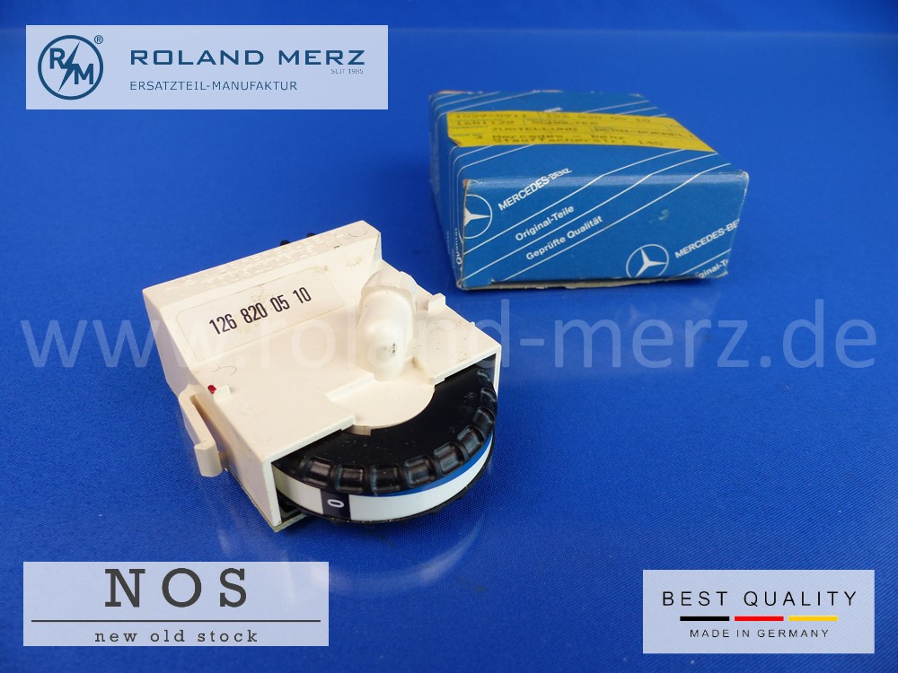 P1130805 Temperaturwahlschalter 126 820 05 10 für Mercedes Bm 126 und 123