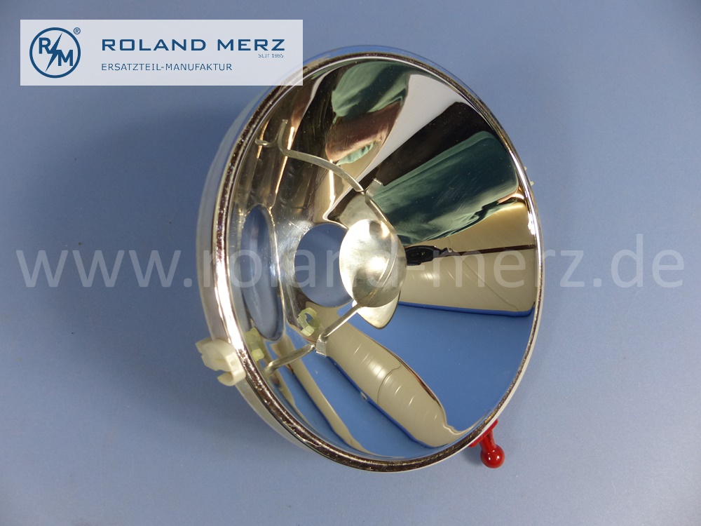 0008267478 Hella reflector head lamp, left, Bilux, left hand traffic, Mercedes W123, original Mercedes spare-part, NOS