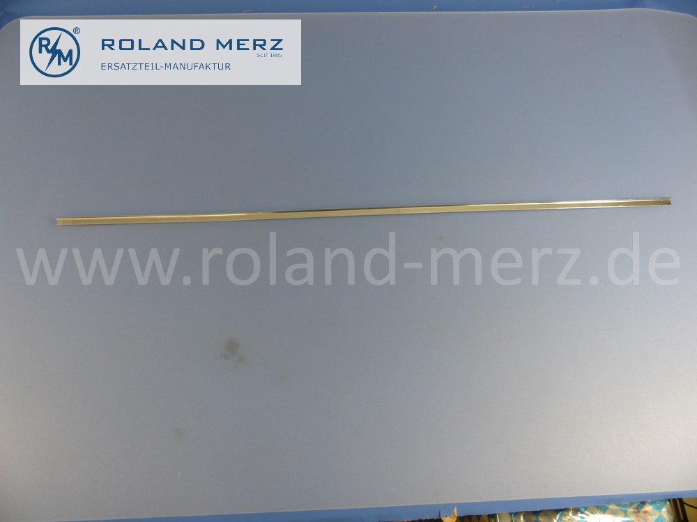 1137250482 Zierstab, Zierleiste, Türoberkante rechts, Mercedes W113, Pagode, 230SL, 250SL, 280SL, Länge 850mm, Original Mercedes Neuteil, NOS