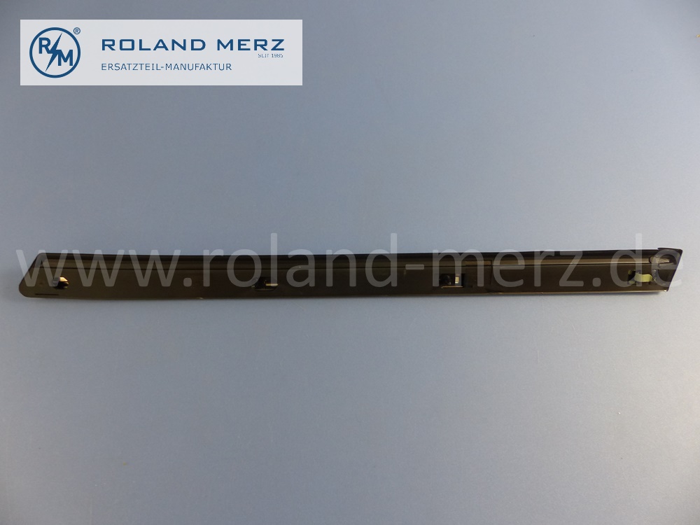 1076901280 Zierstab, Zierleiste, Zierblende vor hinterem Radlauf, rechts, Mercedes C107, Coupé SLC, Länge 510mm, Original Mercedes Neuteil, NOS