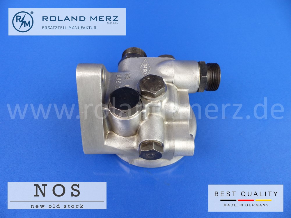P1130727 Ölfiltergehäuse-Oberteil 000 184 30 08 für Motor M 189 Mercedes 300SE und 300SEL