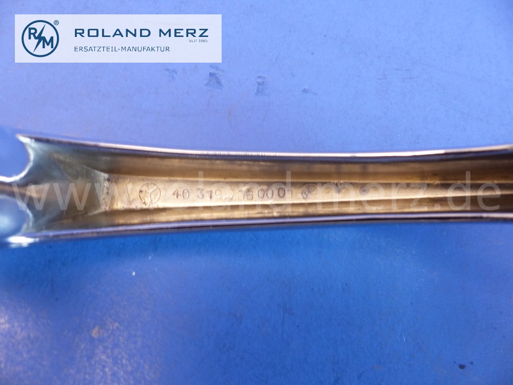 403197660001 3197660001 door handle, short square bolt, without keys, Mercedes L 319, O 319, original Mercedes spare part, NOS