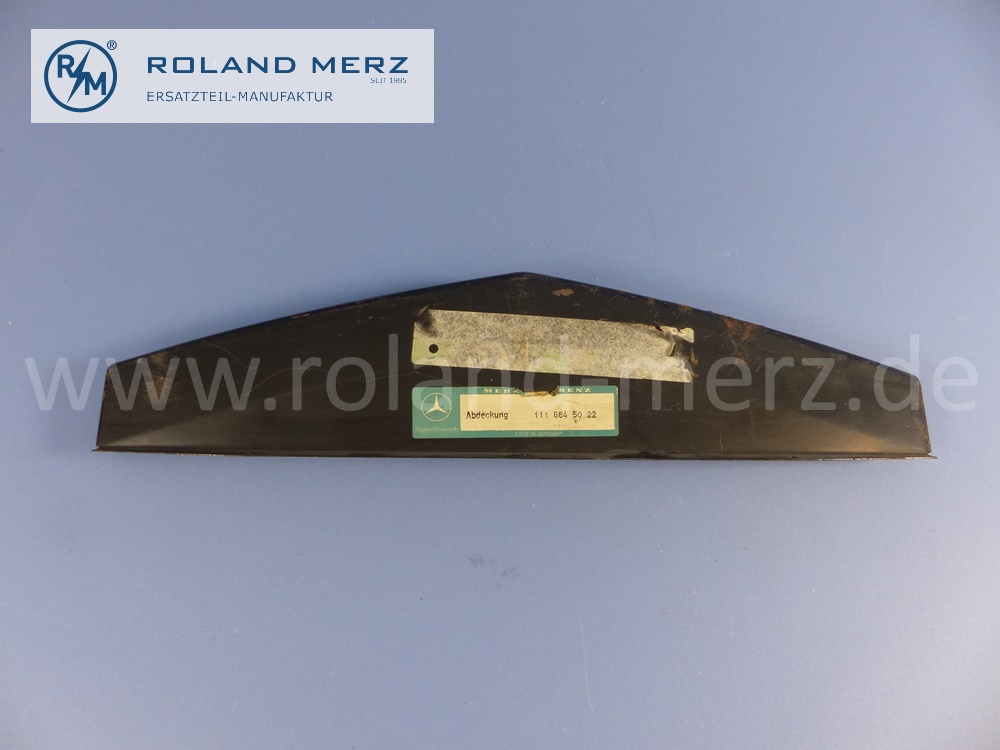 1118845022 cover front, center, Mercedes W111, W112, original Mercedes spare-part, NOS