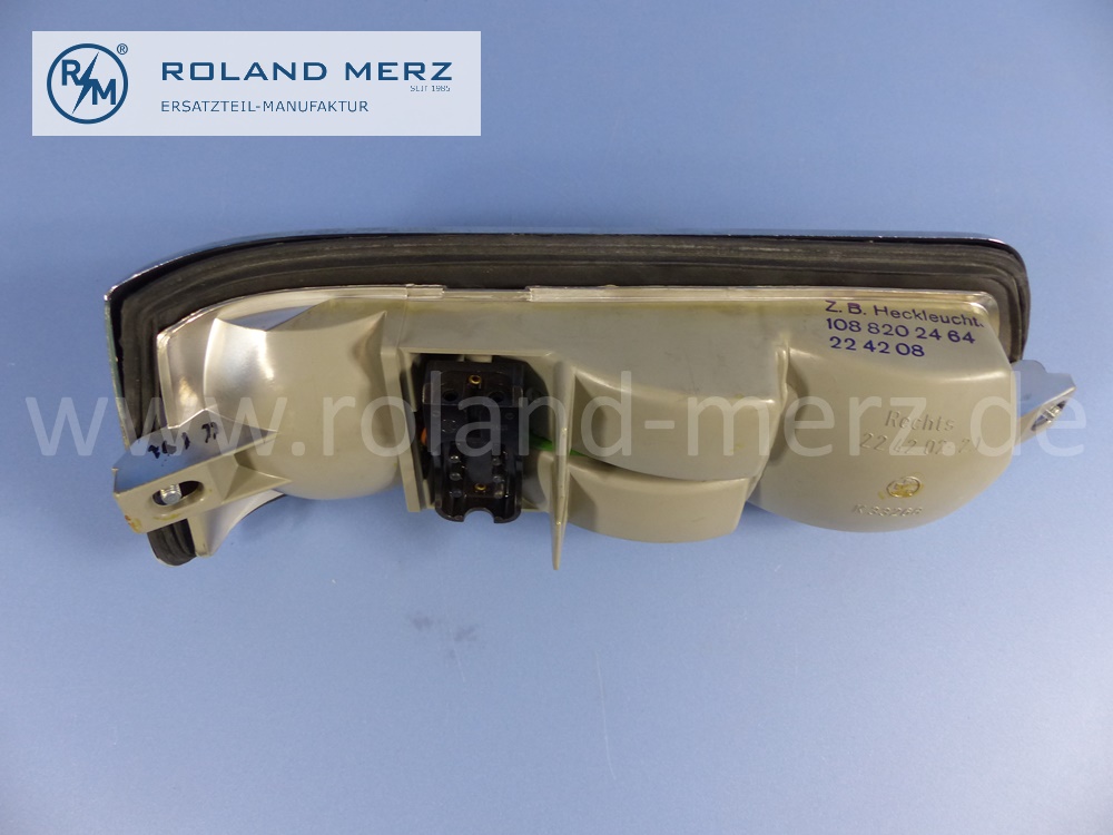 1088202464 Schlussleuchte, Rücklicht rechts, komplett, Mercedes W108, W109, Original Mercedes Neuteil, NOS 