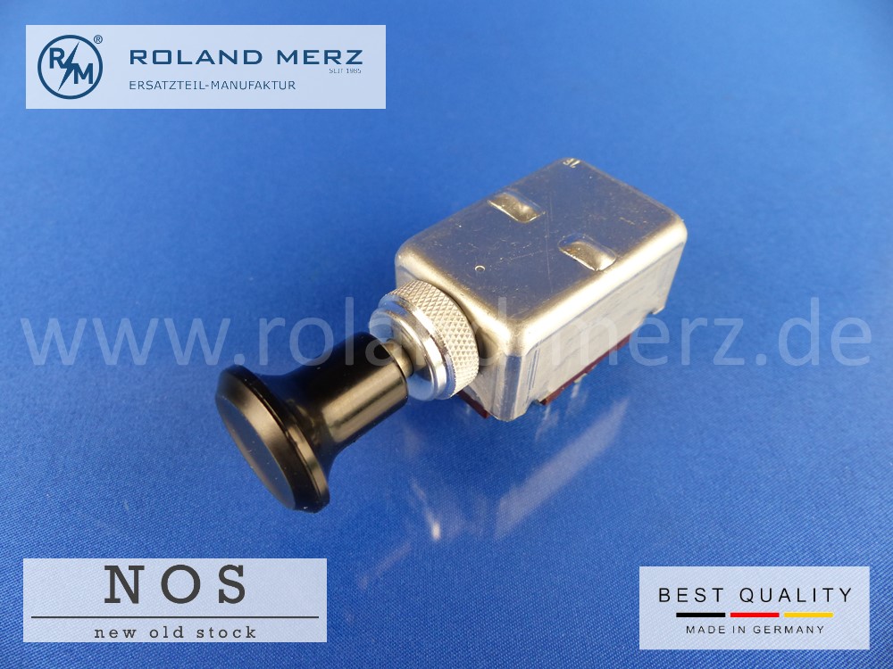 Lichtschalter 2 Schaltstellungen und Aus, max 100 W bei 6 - 24 Volt deutsche Qualitätsprodukt der Fa. Erich Jaeger 1326 