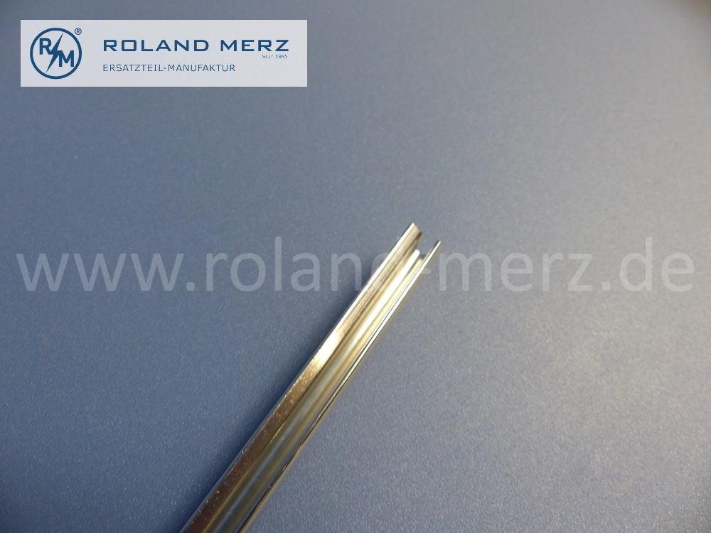 1156980801 Regenleiste vorne, rechts am Dach, Mercedes W114, W115, Strich 8, Länge 1020 mm, Original Mercedes Neuteil, NOS