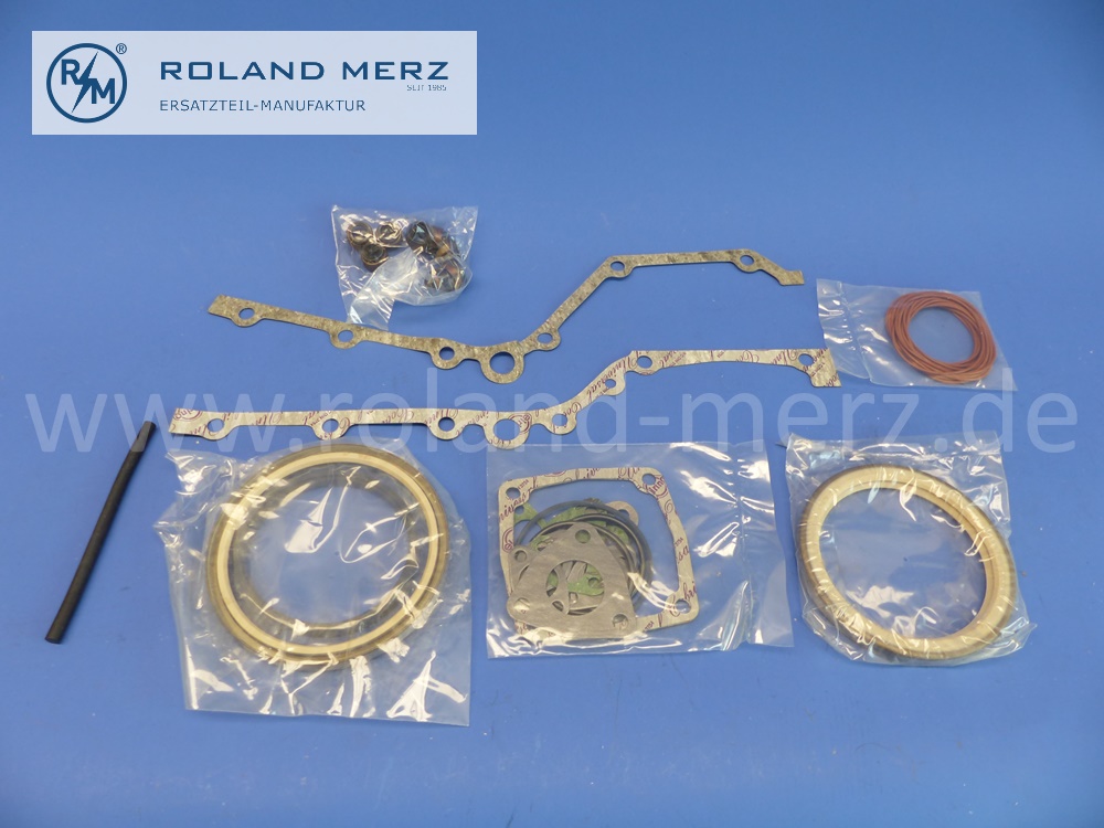 031.488 Dichtungssatz Motor, Vollsatz, MAN Motor D 25 38 M-MF, V8 256 PS, Original Elring Neuteil, NOS