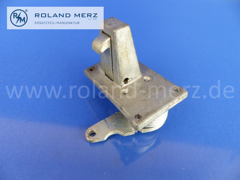 101208800260, 1208800260, Motorhaubenverschluss, Haubenschloss, Unterteil, Mercedes 190SL und alle Ponton 180 – 220SE, Original MB-Neuteil NOS