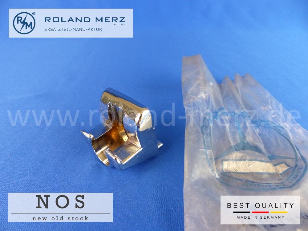P1120541 10 120 919 01 18 Auflage f. Rückenlehne verchromt für Mercedes 180, a, D, 190, D, 219 Neuteil/NOS