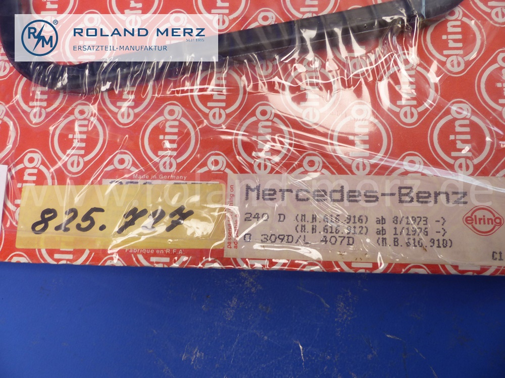 6160105506 Dichtungssatz Kurbelgehäuse, Mercedes OM616, W115, W123, W460, W461, W462, 309D, 407D, Elring 825.727, Original Mercedes Neuteil, NOS