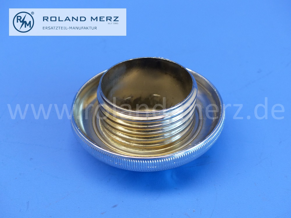3194710330 Tankdeckel, Deckel, Schraubdeckel verchromt für Tankverschluss, Benzin, Mercedes L319B und O319B, Original Mercedes Neuteil, NOS 